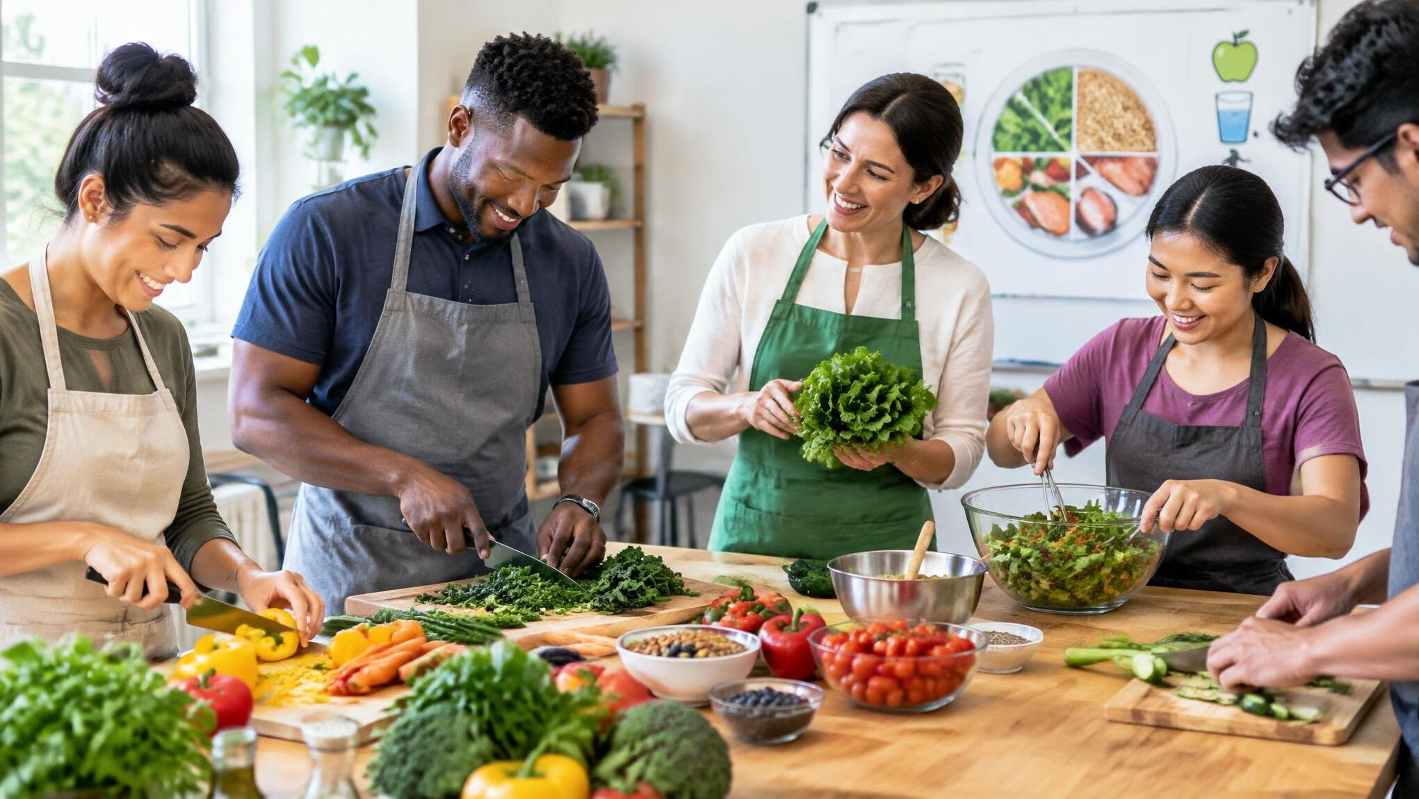 healthy meal preparation