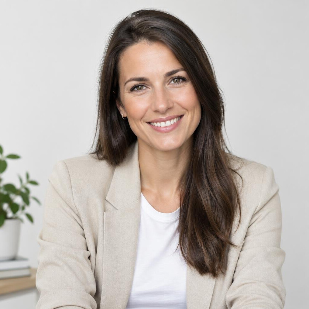Portrait of a woman health coach in her 30s smiling